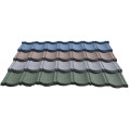 Colored Stone chip  coated steel roof tile for house accessories ALU ZNIC roofing